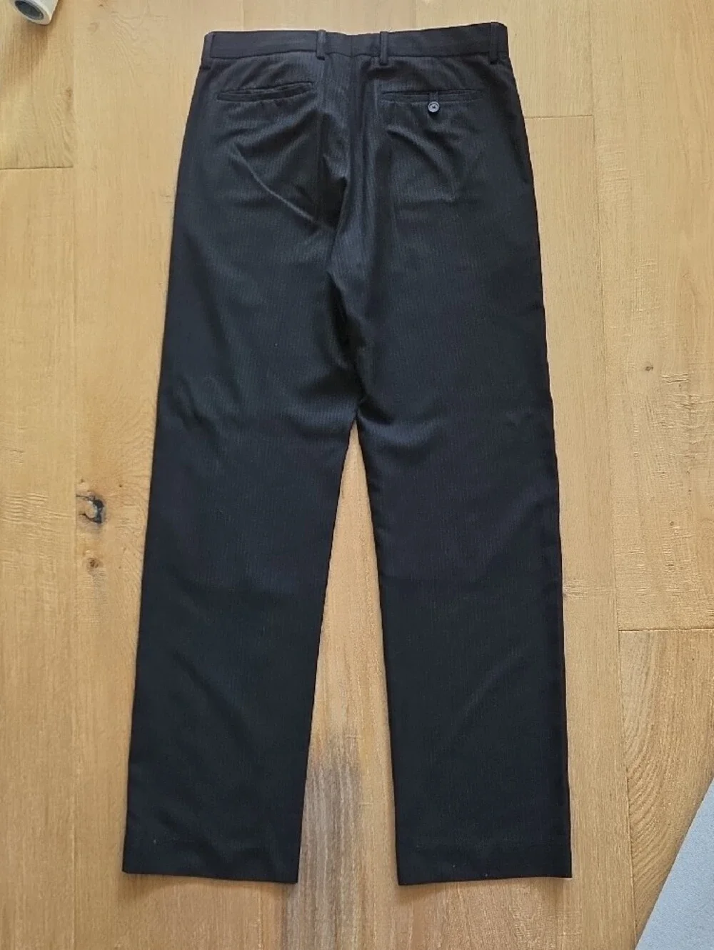 Banana Republic Black Pinstripe Dress Pants